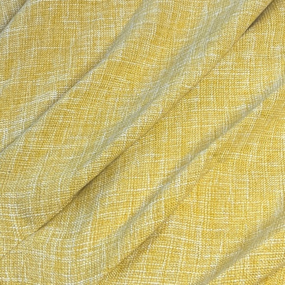 Maeve Women’s 4 Yellow Tweed A-Line Pleated Midi Skirt Fringe Hem Anthropologie - Picture 2 of 7